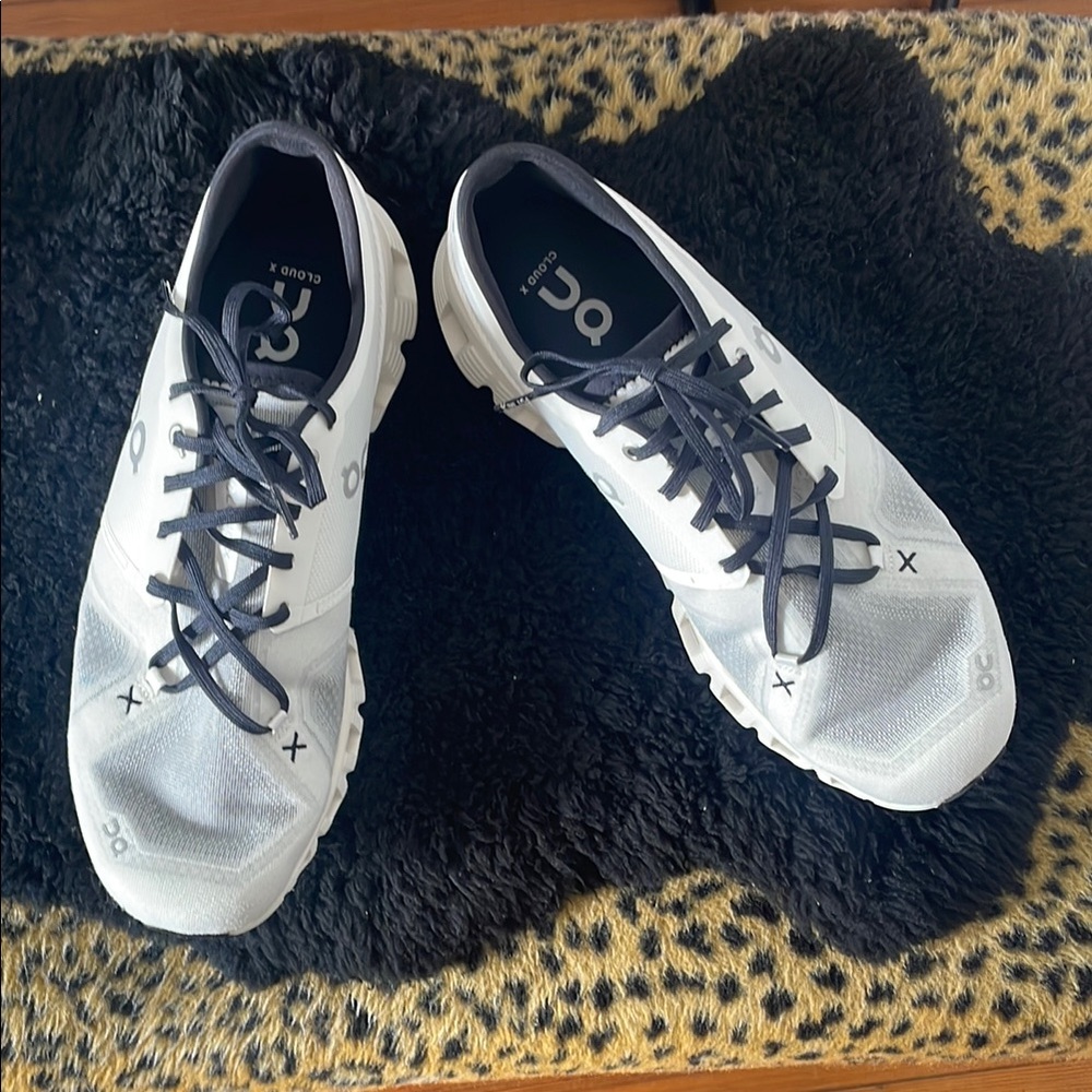 On Running White and Black Sneakers